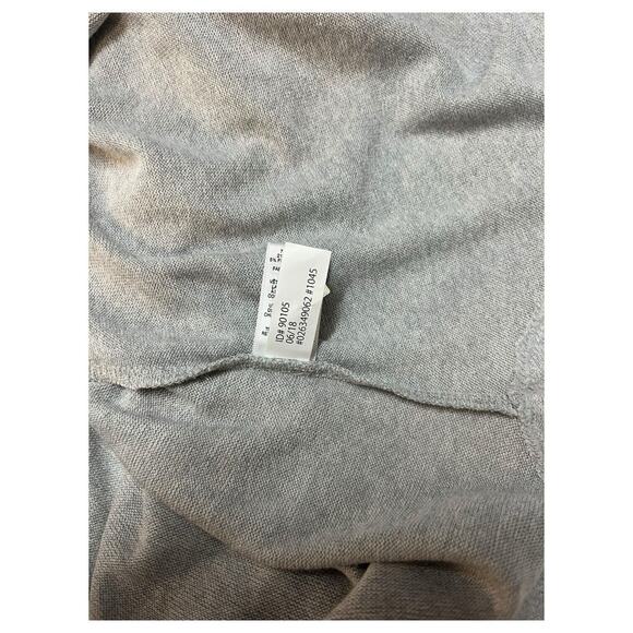 New Express Sweater Womens XS Gray Cowl Neck Asymmetrical Drop Shoulder Soft - Picture 7 of 13